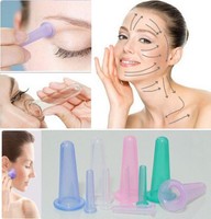 Schröpfkopf Massage Silikon Schröpfen Anti Falten Augen Gesichtsmassage Gesicht