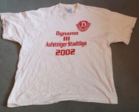 SG Dynamo Dresden Aufstiegs T-Shirt 2002 *** 3. Mannschaft *** selten *** XXL