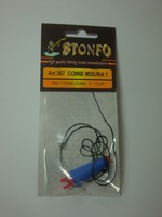 Stonfo Gummi - Endhalterung Combi für Kofrute / Stippe , Gummizug Pole Elastic