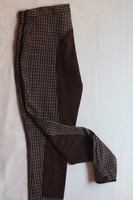 Reithose Damen VB Braun Kariert Baumwolle Gr. 42 SALE