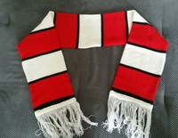 Balkenschal rot weiß schwarz Ultras 