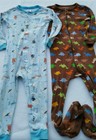 LOT GAP CHILDRENS PLACE TCP Pajama PJS BOY PAJAMA footed dinosaur dogs 18 24 Mo