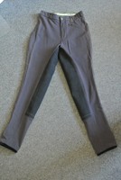 Reithose, Größe 38, grau mit Vollbesatz, wie neu