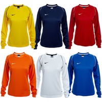 Nike Langarm Trikot Damen Sport Shirt 298192 Trikot XS S M L XL atmungsaktiv neu