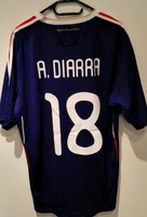 Original adidas Frankreich Trikot mit Aufdruck Diarra #18