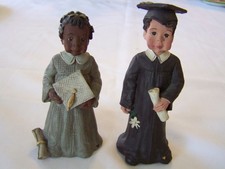 Sarah's Attic Graduates Figurines Graduation Black African American Tillie Jack