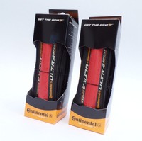 2x Continental Ultra Sport Rennrad Faltreifen //NEU/ 28" 23-622 700x23C 251g Rot