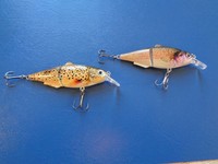 Wobbler mehrteilig Kunstköder 8,5 cm 14 g Hecht Zander & Co