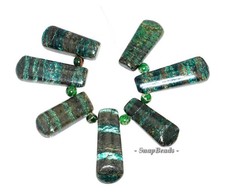 Schiller Sheen Spar Gemstone Loose Beads Graduated Set 7 Beads