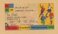 Ticket --- DEUTSCHLAND - TSCHECHIEN / CSSR --- FINALE - ENDSPIEL - EURO 1996 