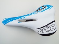 Fahrradsattel Sattel Universalsattel weiss/blau V-Design bevorzugt MTB Neu'25270