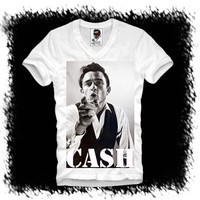 E1SYNDICATE V T SHIRT JOHNNY CASH ROCK AND ROLL SHOW KONZERT CD DVD NEU