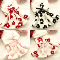 Kids Baby Girls Turndown Collar Clothes Floral Cotton-padded Warm Coat Jacket