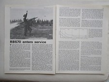 2/1977 ARTICLE 4 PAGES BOFORS RBS70 ENTERS SERVICE SURFACE TO AIR MISSILE
