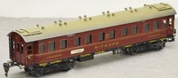 Märklin 1943 D-Zug-Schlafwagen  "Mitropa"  rot   Länge: 40cm   von 1934__Spur O