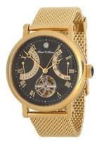 Exklusive Raoul U. Braun Herrenuhr Automatik-Uhr Vergoldet Gold NEU