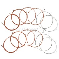 EZI - 2 Satz Stahl Saiten Gitarrensaiten Akustikgitarre 012 016 024 032 042 053