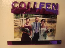 Personalized Mirrored Acrylic Name Fridge/Locker Magnet Baby Kids Adult Gift
