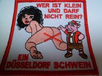 Anti DEG Aufnäher Anti Düsseldorf  KEC Haie Krefeld KEV Iserlohn Roosters