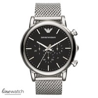 Original Emporio Armani AR1808 Herren Chronograph Meshband *NEU&OVP*