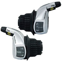 Shimano Drehgriffschalter Schalteinheit Tourney SL-RS47 3x7 schwarz / silber