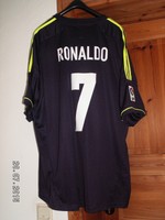 Cristiano  Ronaldo Trikot Matchworn schwarz Real Madrid