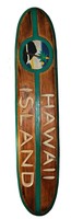 Deko Surfboard Hawaii 100cm Surfbrett Surfer Hawaii Island für Bar oder Lounge