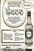 Verpoorten--Eierlikör--Mit Rezepte--Die Eier--Werbung von 1960--