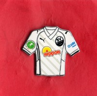 Pin TRIKOT  SV SANDHAUSEN   WEISS   2009-10   3.LIGA-PATCH