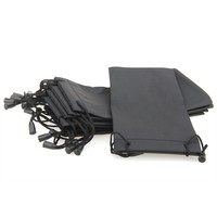 Set 10X Brillenetui Brillenbeutel Sonnenbrillen Brille Tasche Etui Schwarz