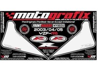 Kit Deco Avant Blanc Pour Yamaha YZF,R6 de 2002 à 2005