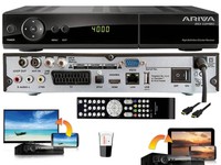 Ferguson Ariva 253 Combo DVB-S2/DVB-C/DVB-T2 mit WiFi-Adapter und HDMI-Kabel