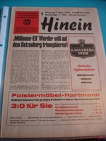 Programmheft 1971/72  1.FC.Kaiserslautern - Werder Bremen Bundesliga