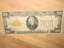 1928 $20 Sml Gold Certificate Vg Cond -Uncommon/General Wear/Uncertified!