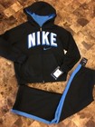Nike Boys Size 6 Sweat Suit Hoodie Pants Fall Lot NEW RV $56