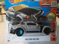2005 Ford Mustang, grau, 1:64 HW OVP Hot Wheels