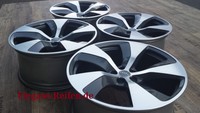 4x Original Audi 21 Zoll Q7 4M " TITAN  Poliert " Alufelgen Felgen " Top zustand