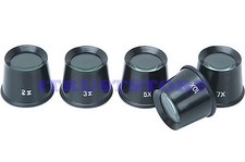 Hand Held Eye Magnifier Loupe Loop Glass Eyeloupe Jewelers Jewelry Tool Set