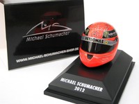HELM HELMET SCHUMACHER MERCEDES GP FINAL EDITION 2012 SCHUBERTH MINICHAMPS 1/8