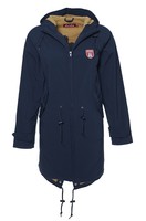 Derbe Island Friese Softshell navy/camel