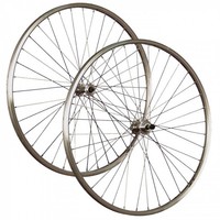 28 Zoll Laufradsatz silber Schürmann YAK19 6/7/(8) fach für Schraubkranz  19-622