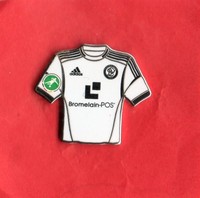 Pin TRIKOT  SV WACKER BURGHAUSEN   WEISS    2013-14  BL-PATCH  HERMES-PATCH