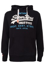 Superdry sweat shirt boutique capuche homme sweat à capuche noir grande