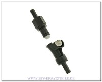 Benzinschlauch Kupplung schwarz 6mm VC18933 NEU