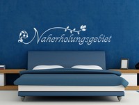 Wandtattoo Wandsticker Sprüche Naherholungsgebiet Wohnzimmer Schlafzimmer 