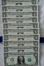 10 1-Dollar San Francisco Star Notes 2013 Uncirculated 111-120