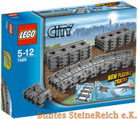 LEGO® City 7499 Fexible Schienen / Eisenbahn ! NEU & OVP !