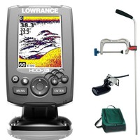 Lowrance Hook 3x Farb Echolot Fischfinder Portabel Profi Plus