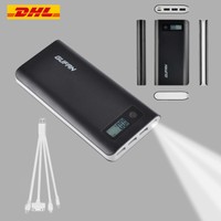 External Battery 30000 mAh Power Bank Zusatzakku Akku mobiles Ladegerät USB