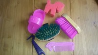 Pferdeputzzeug Set Kinderputzzeug Grooming Kit Junior 6 teilig